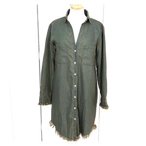 Francis Cabrel denim shirt dress  size Small